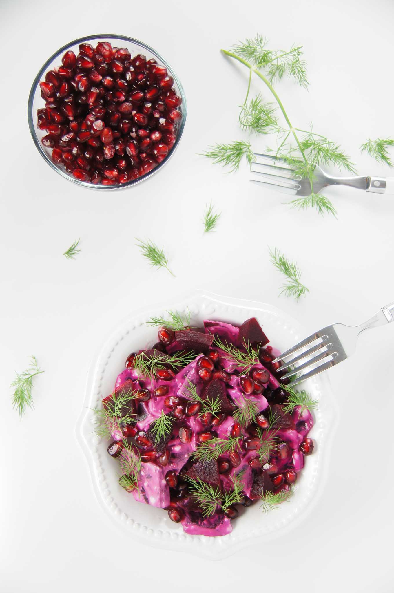 Pomegranate & Beet Salad | Garlic Matters
