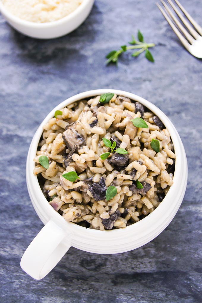 ITALIAN STYLE GOURMET MUSHROOM RISOTTO