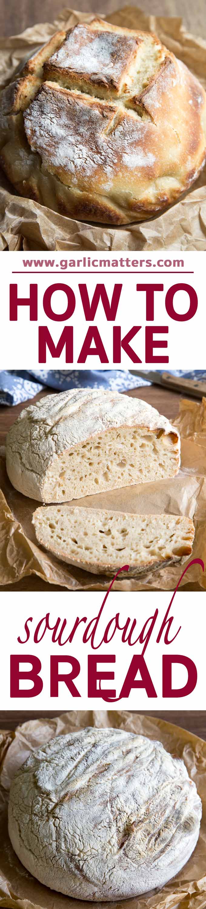 HOW TO MAKE SOURDOUGH BREAD | GARLIC MATTERS